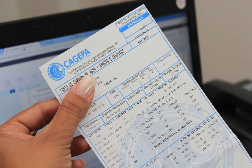 CAGEPA propõe reajuste de 8,4% nas contas de água na Paraíba e aumento entra em vigor em janeiro de 2022
