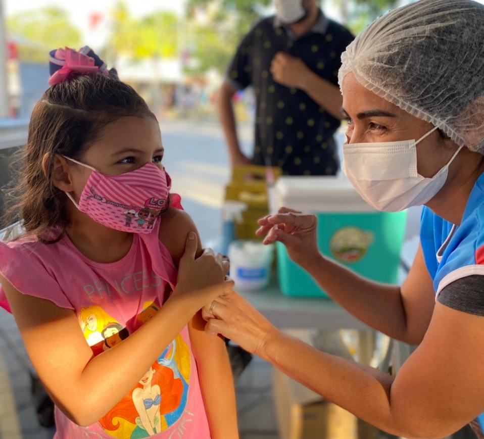 Campina Grande inicia neste sábado (15), por grupos prioritários, vacinação para crianças de 5 a 11 anos