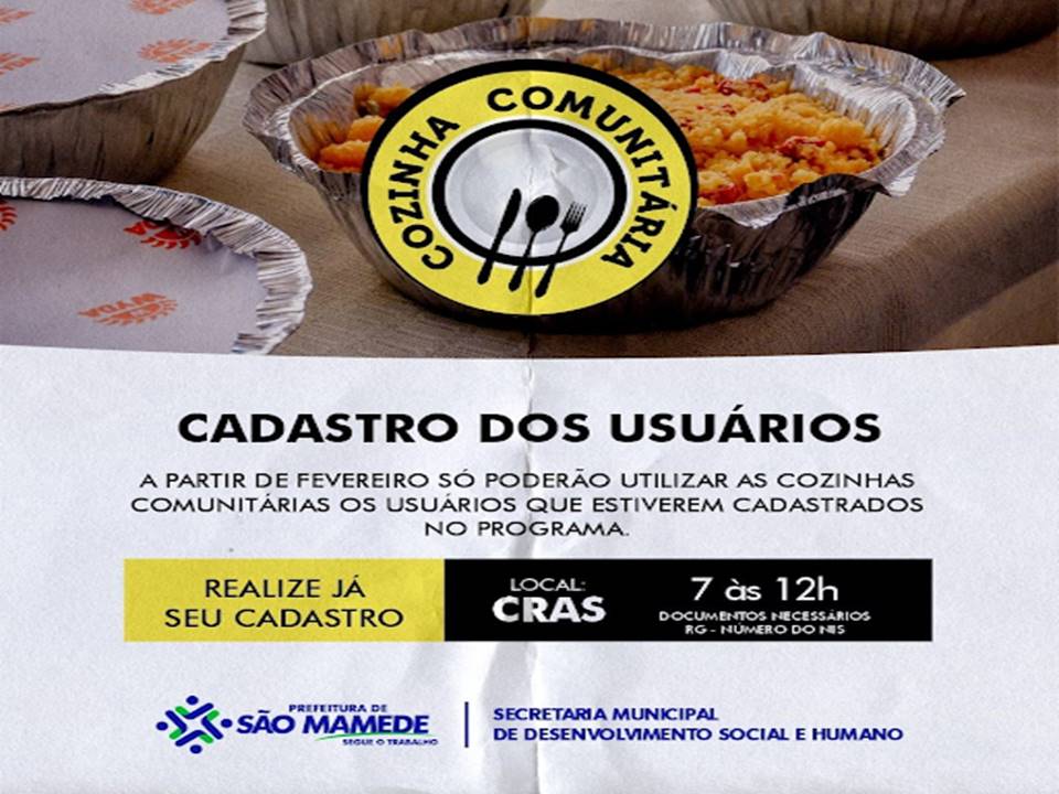 Prefeitura de São Mamede inicia cadastro dos usuários da 