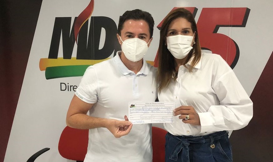 Filiação de Dra. Germana Wanderley esposa de Dr. Érico ao MDB gera rumores de rompimento com João Azevedo