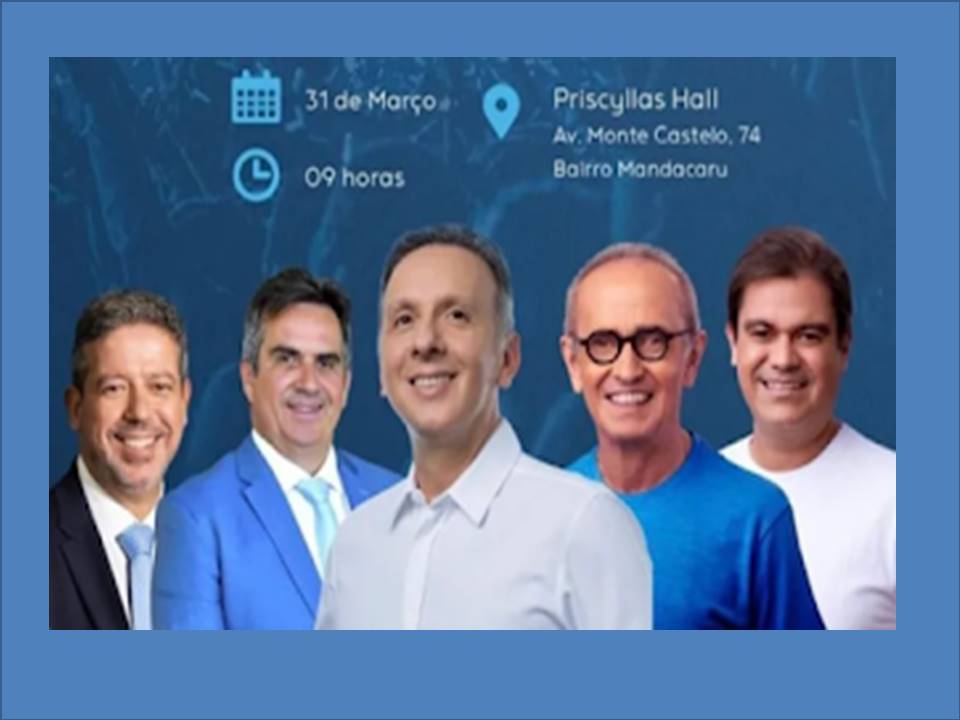 Presidente da Câmara e Ministros de Bolsonaro estarão na Paraíba para o lançamento da candidatura de Aguinaldo Ribeiro ao Senado