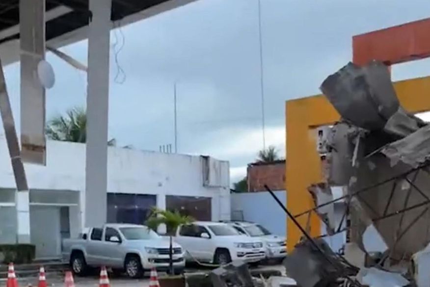 Bandidos explodem posto de combustíveis em João Pessoa