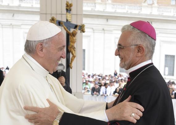 O Arcebispo da Paraíba, Dom Delson, é recebido pelo Papa Francisco em Roma