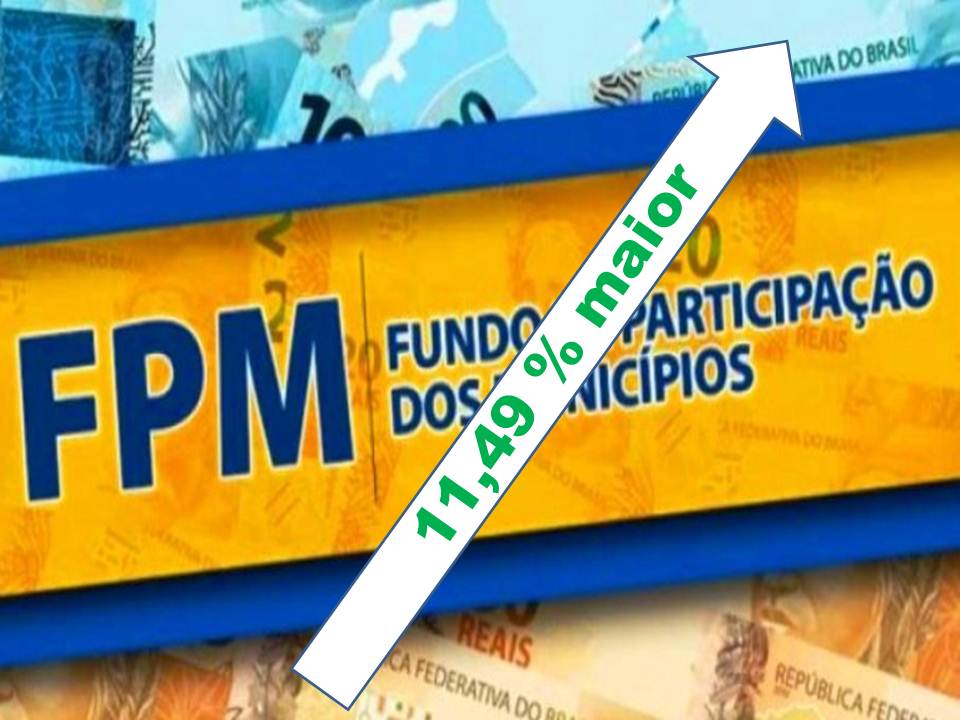 Municípios Paraibanos receberão R$ 30,9 milhões da 2ª parcela do FPM 11,49% a mais
