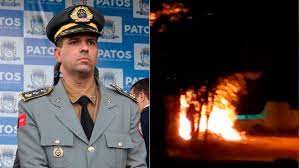 Major Galvão, Comandante do Corpo de Bombeiros, alerta a população para os casos de incêndios em terrenos na cidade de Patos