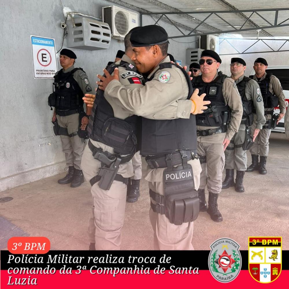 Polícia Militar realiza troca de comando da 3ª Companhia, em Santa Luzia