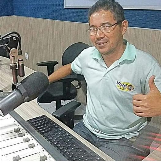 Infarto mata em Santa Luzia aos 56 anos o Radialista da Vale fm Eloide Matias