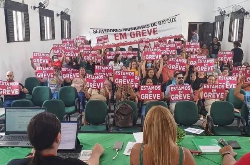 Servidores Municipais de Bayeux deflagram greve por tempo indeterminado a partir de 1º de Março