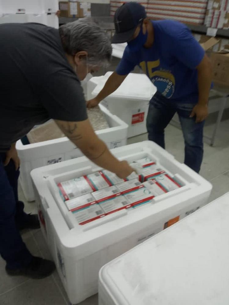 Paraíba recebe mais 88 mil doses de vacinas contra a Covid-19 e distribuição aos municípios será nesta sexta-feira