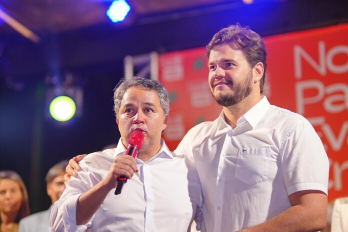 Senador Efraim Filho comemora aniversário de Campina com Bruno Cunha Lima
