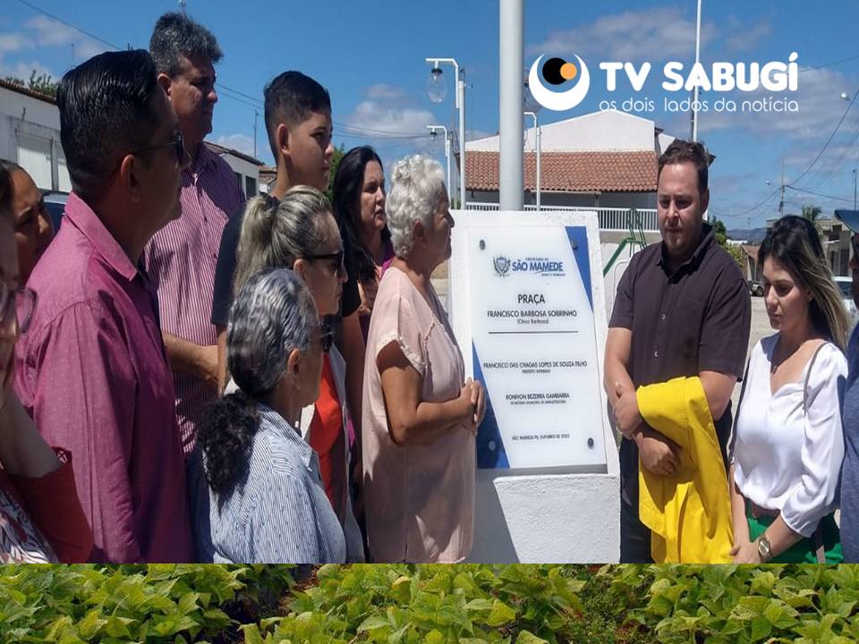 Gestão de São Mamede entrega dois veículos utilitários e inaugura praça no bairro Francisco Martinho