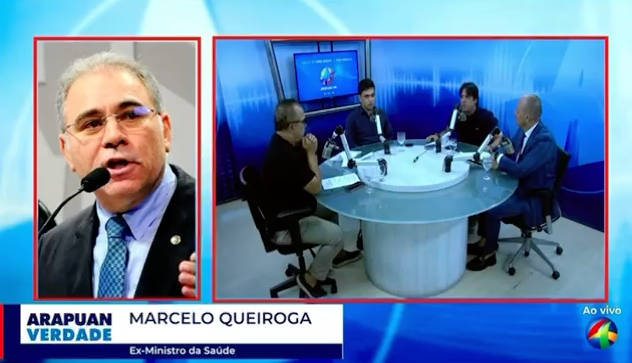 Em entrevista Jornalista manda ex-ministro Marcelo Queiroga tomar calmante para falar sobre Política