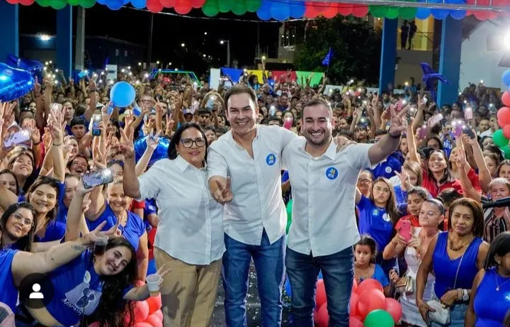 Convenção do União Brasil, MDB e PSDB oficializa nomes de Emanuel Domiciano e Letinha candidatos a prefeito e vice em São José do Sabugi