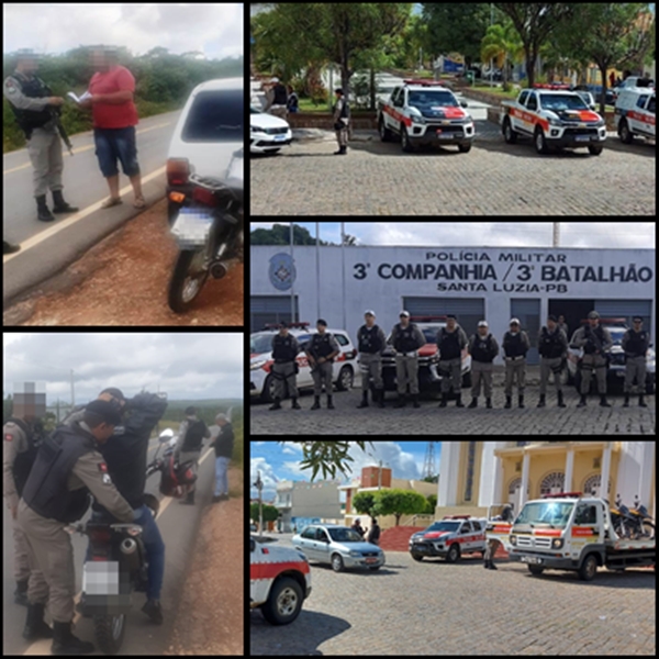 Forças de Segurança cumprem mandados de prisão, busca e apreensão a organizações criminosas que atuavam na cidade de Santa Luzia/PB