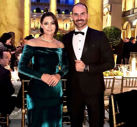 Entenda o motivo de Michelle e Eduardo Bolsonaro ficarem de fora da Rotunda do Capitólio na posse de Trump