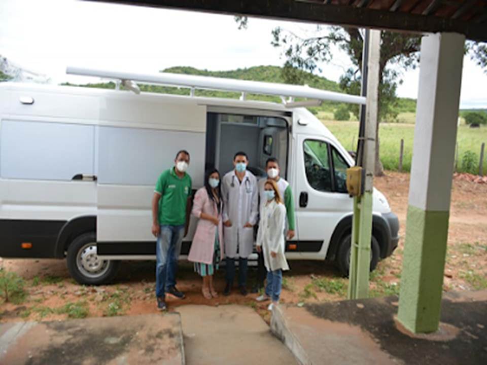 Unidade Móvel de Saúde leva atendimento à zona rural do município de São Mamede