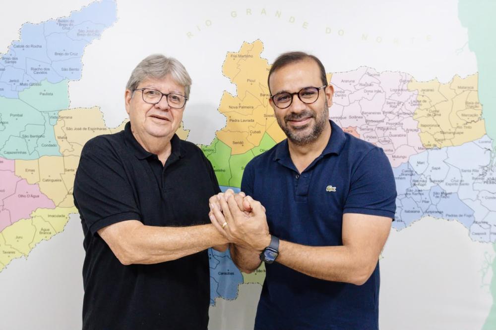 Prefeito de Santa Luzia destaca parceria e fecha apoio a João Azevêdo e Nabor Wanderley para o Senado