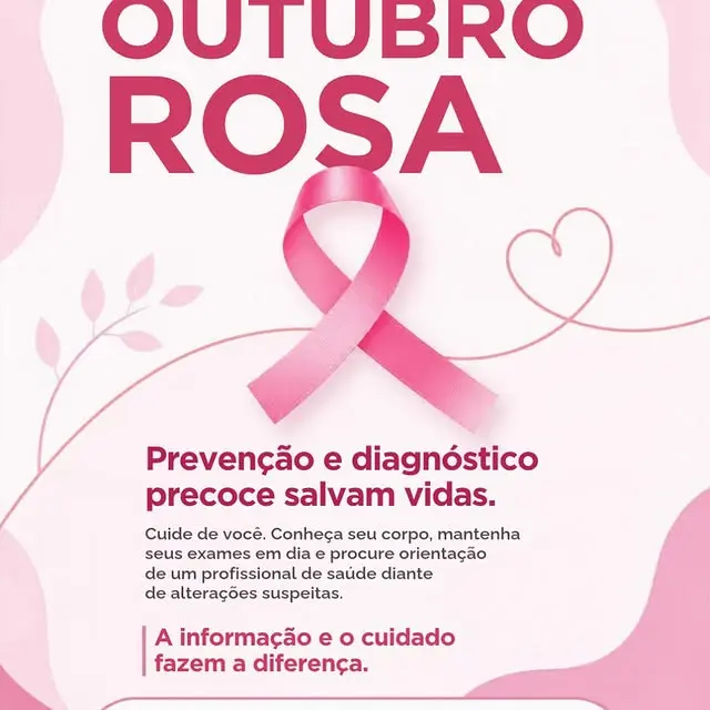 Câmara de Santa Luzia reforça prevenção ao câncer de mama no Outubro Rosa