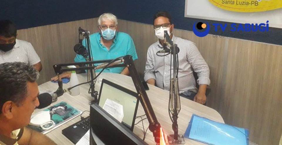 Efraim Morais e Tibério Limeira participam do lançamento do Programa Tá na Mesa em Santa Luzia e visitam o Centro de Convivência do idoso em São Mamede