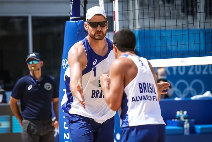 Paraibano estreia com vitória no vôlei de praia nas Olimpíadas de Tóquio