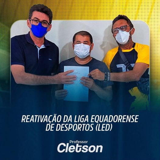 Prefeito Cletson Oliveira reativa a Liga Equadorense de Desportos